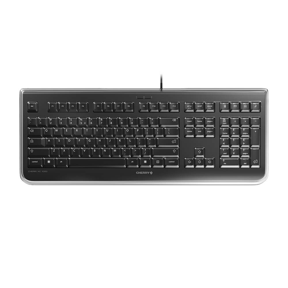 Cherry KC 1068 Clavier filaire USB noir IP 68 Layout Qwerty International