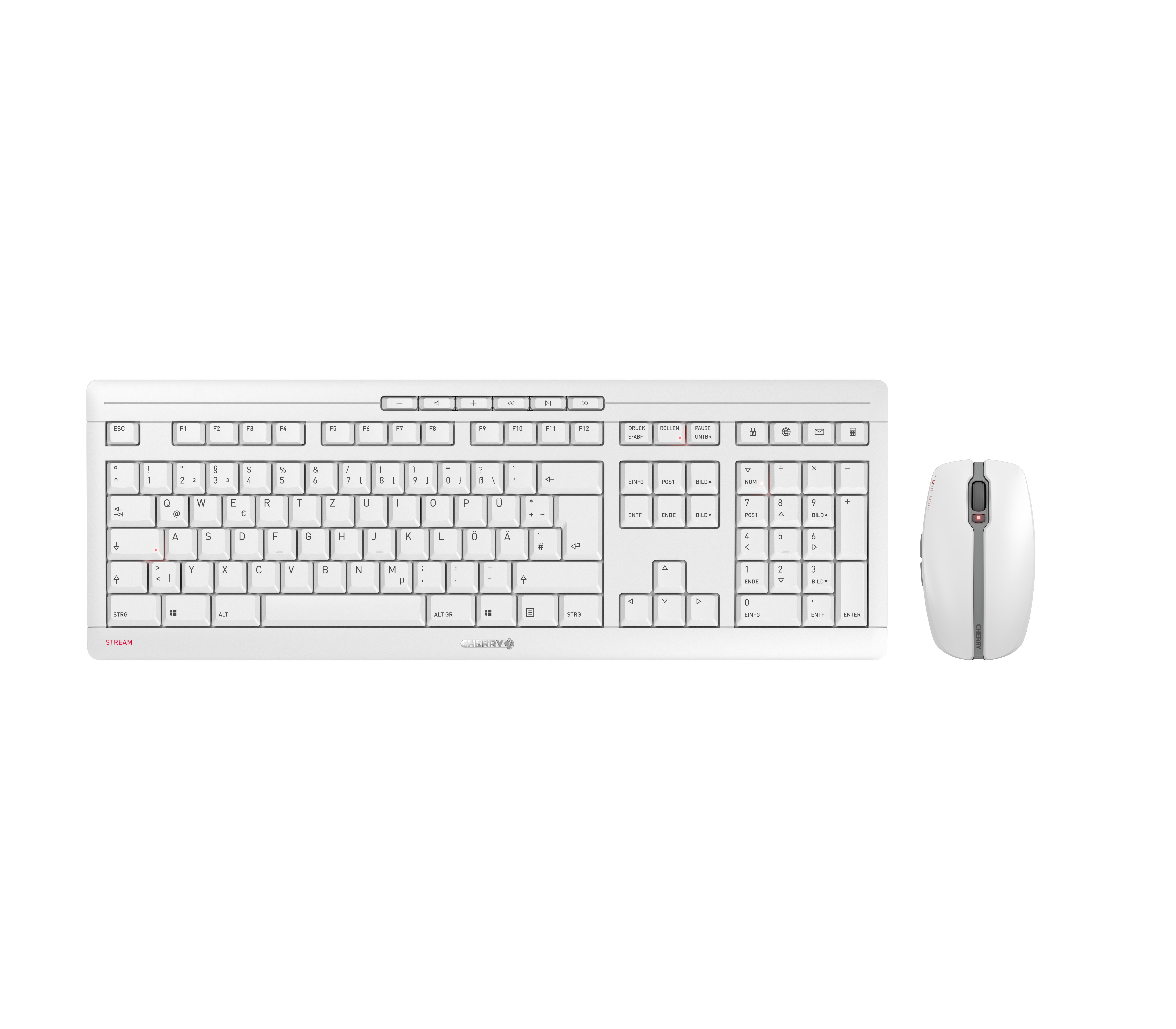 Cherry Stream Desktop Recharge Wireless Keyboard and Mouse (GB)