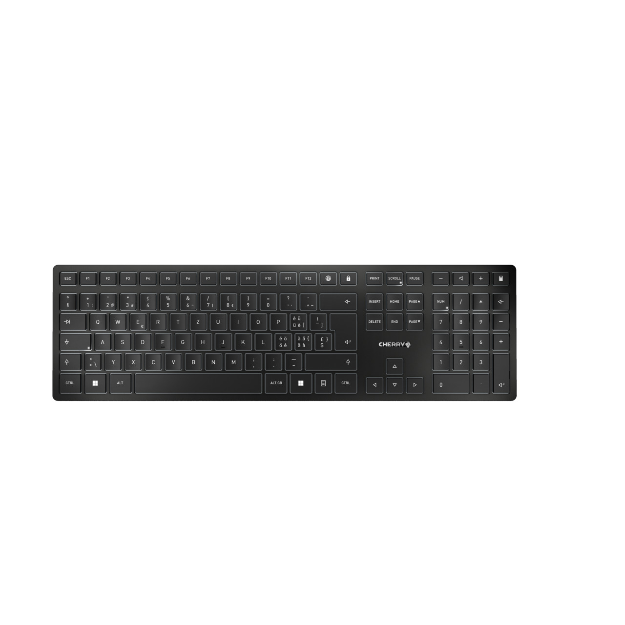 Cherry KW 9100 SLIM Rechargeable desktop set (CH)