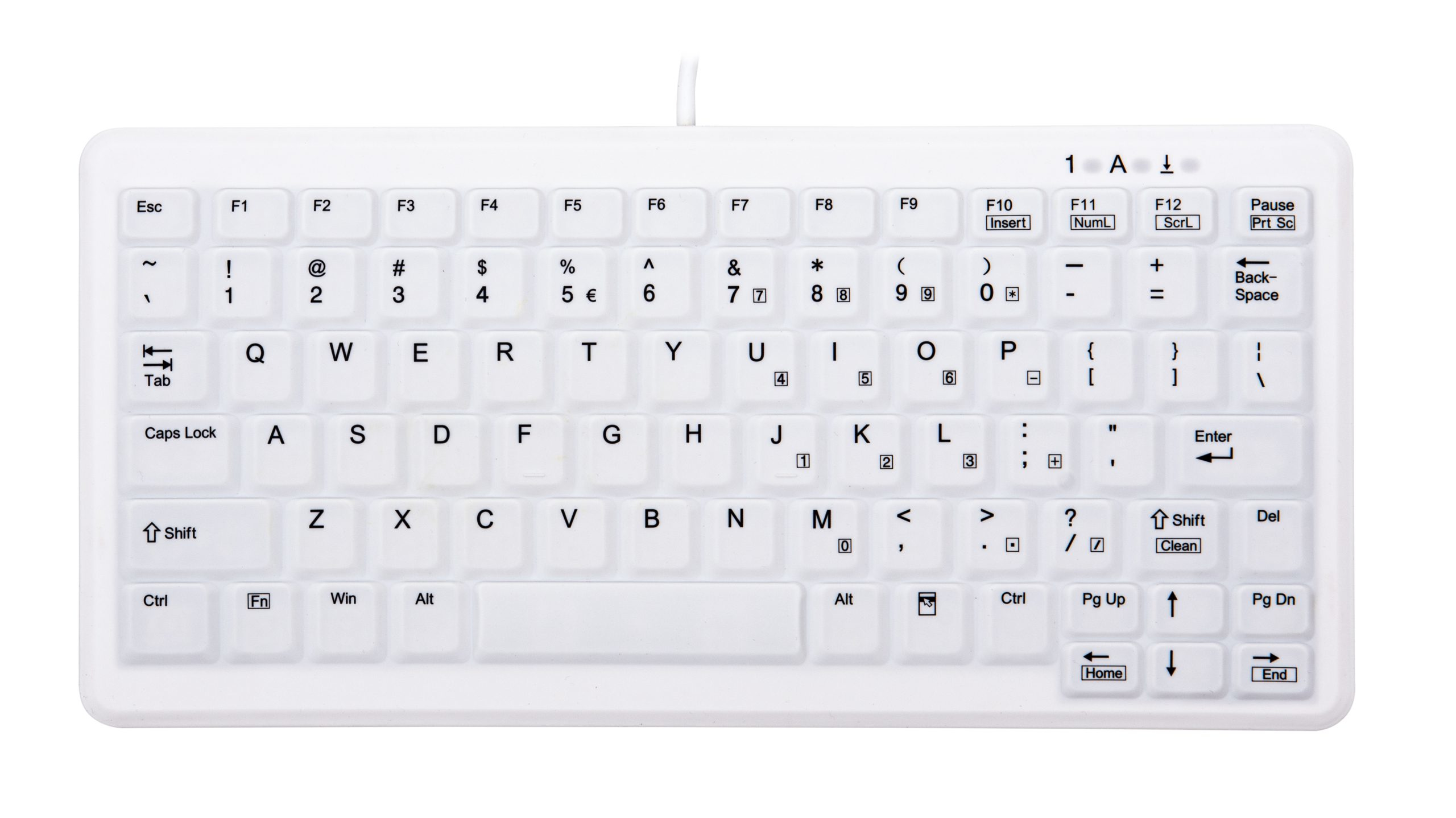 Cherry AK-C4110F-U1-W/US Keyboard USB (US)