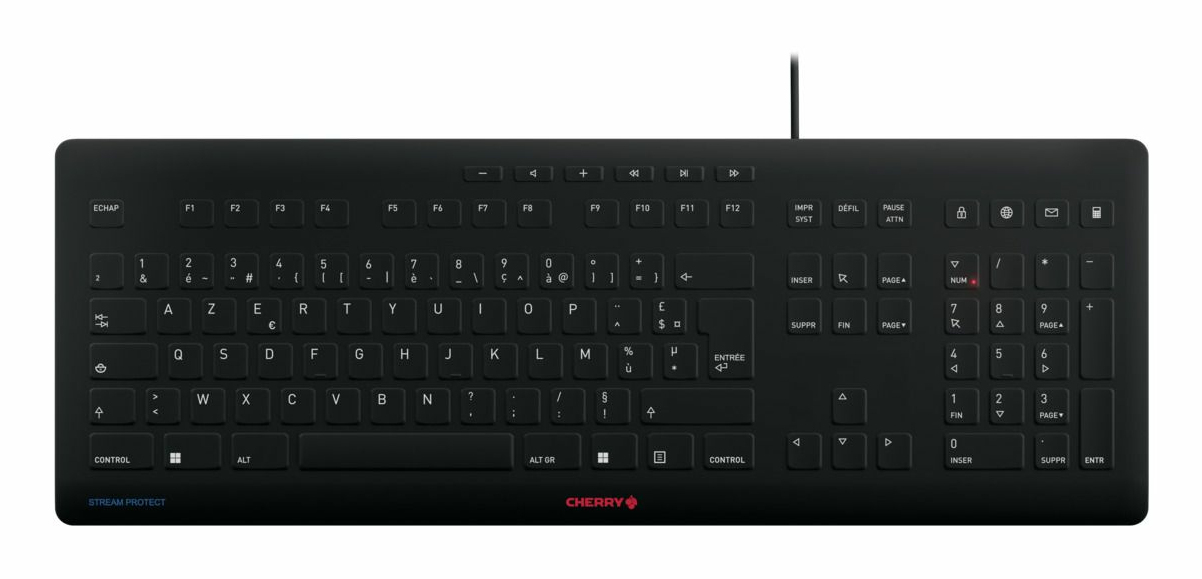Cherry Stream Protect Corded Keyboard (FR)