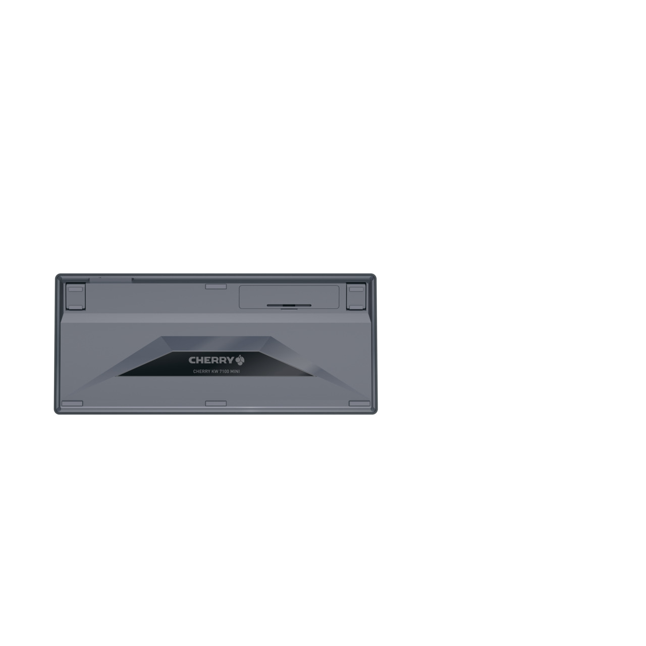 Cherry Clavier compact multi-appareils avec 3 canaux Bluetooth Slate Blue