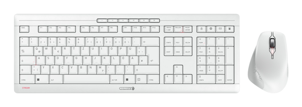 Cherry Stream Desktop Comfort Wireless Keyboard and Mouse (DE)