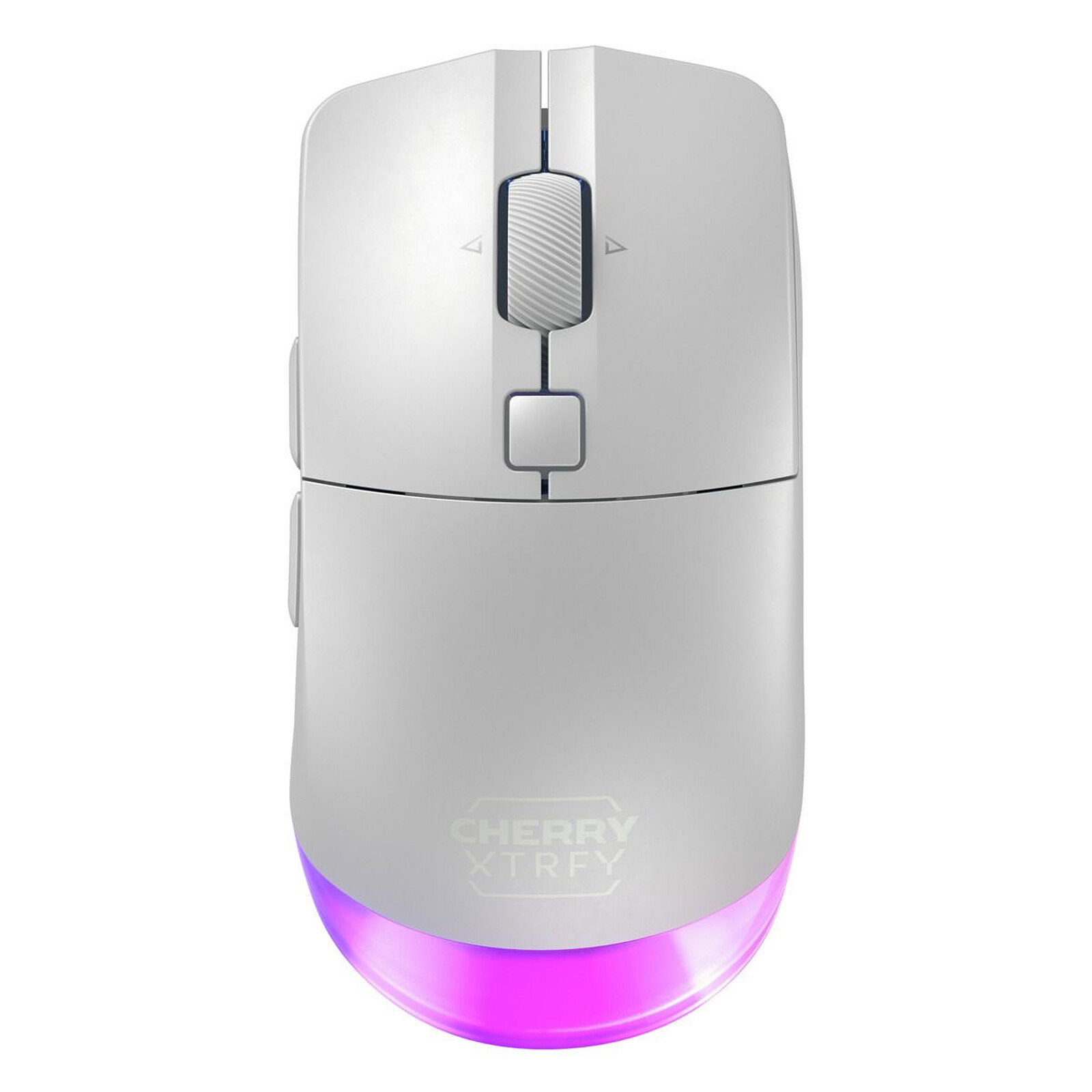 Cherry Xtrfy Xtrfy M50 Wireless - Souris gamer sans fil, ergonomique, avec capteur optique 12000 dpi, 5 boutons et rétroéclairage RGB.