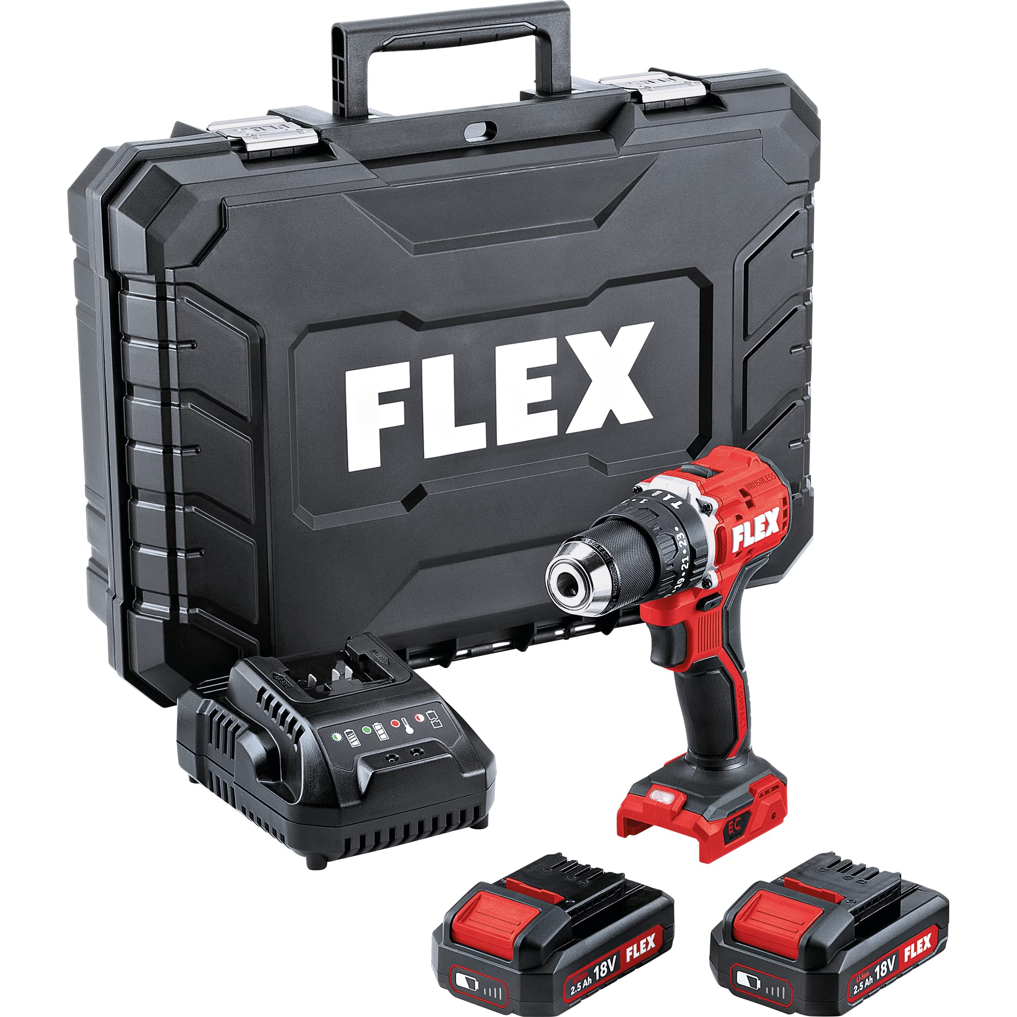 FLEX perceuse flex visseuse pd 2g 18.0 V avec batterie sans fil 2.5 Ah