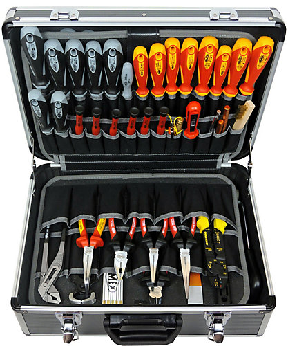 Famex Valise à outils en aluminium