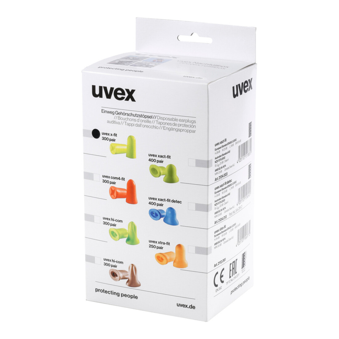Uvex UVEX Jeu de bouchons antibruit x-fit, Type: R300