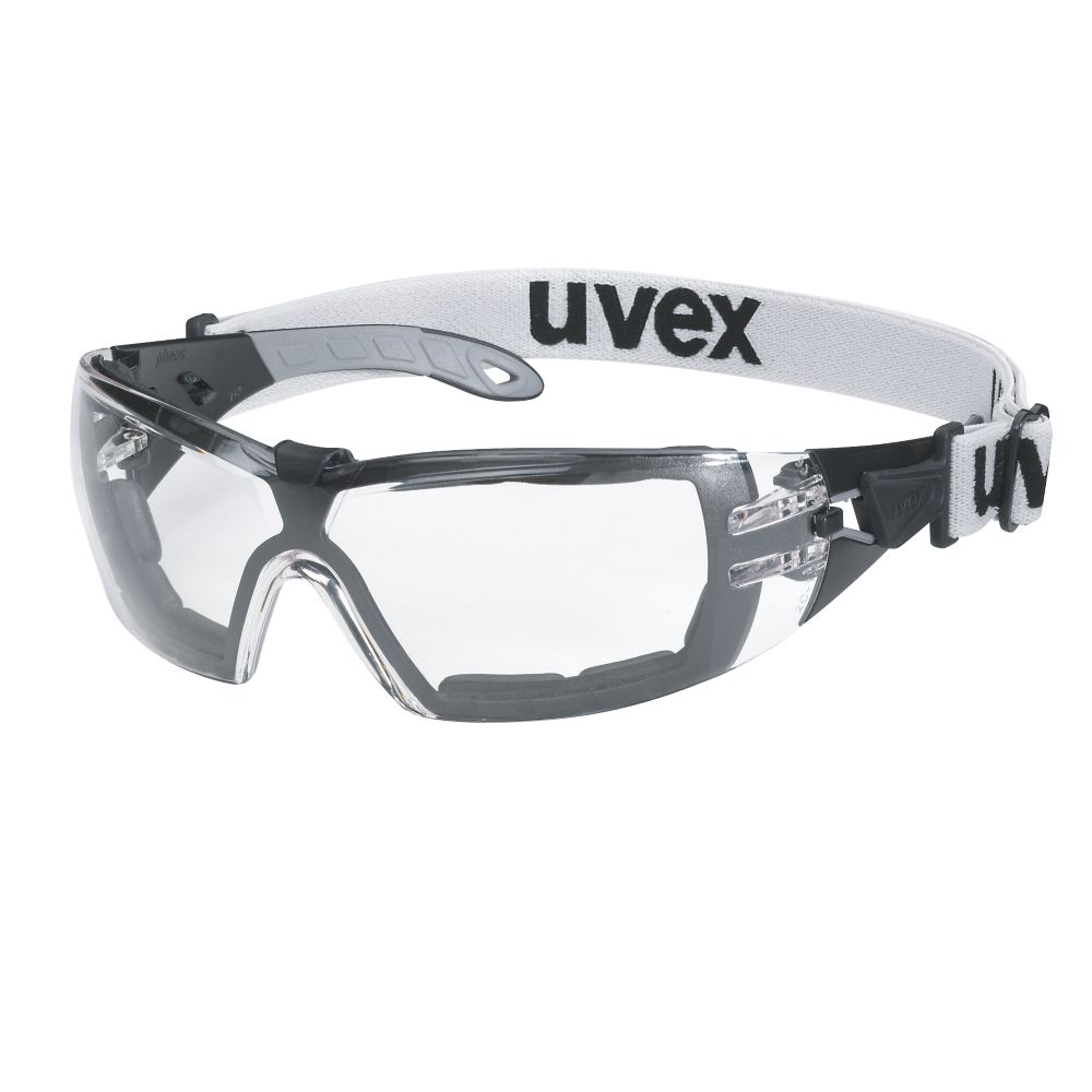 Uvex Lunettes de sécurité à verres transparents Pheos Guard