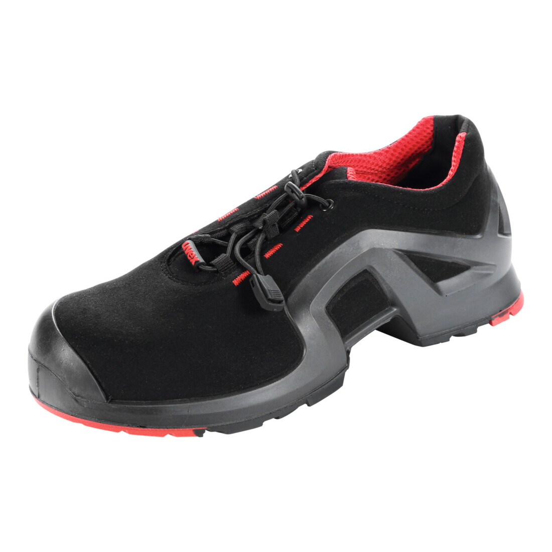 Uvex UVEX Chaussures basses noires/rouges  1 x-tended support, S3, Pointure EU: 40