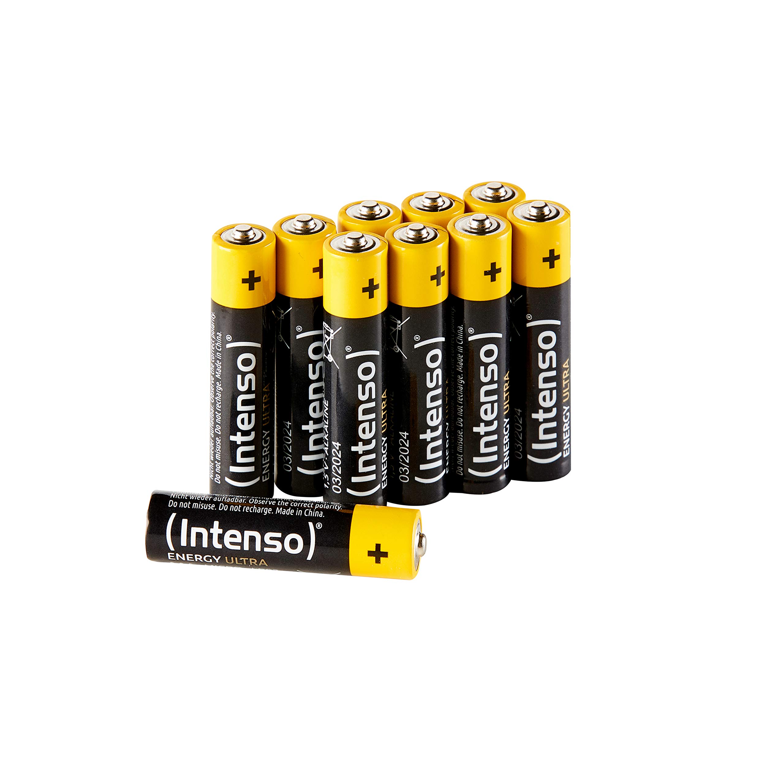 INTENSO ENERGY ULTRA AAA LR03 BATTERIJEN / 10 STUKS IN BLISTERVERPAKKING