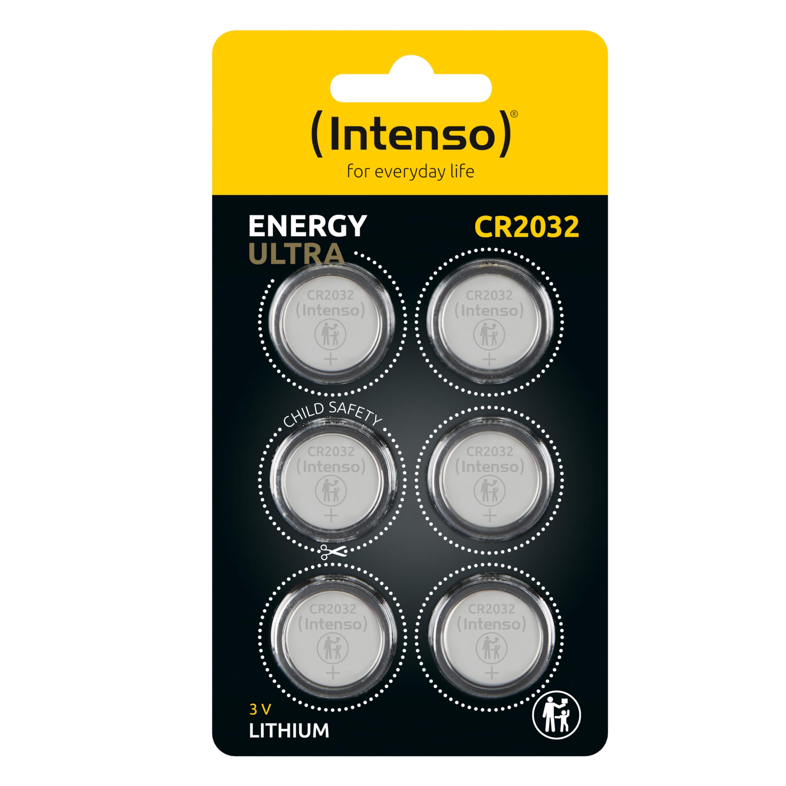 INTENSO INTENSO ENERGY ULTRA CR2032 KNOOPCELBATTERIJEN / VERPAKKING VAN 6 STUKS/ BLISTERVERPAKKING
