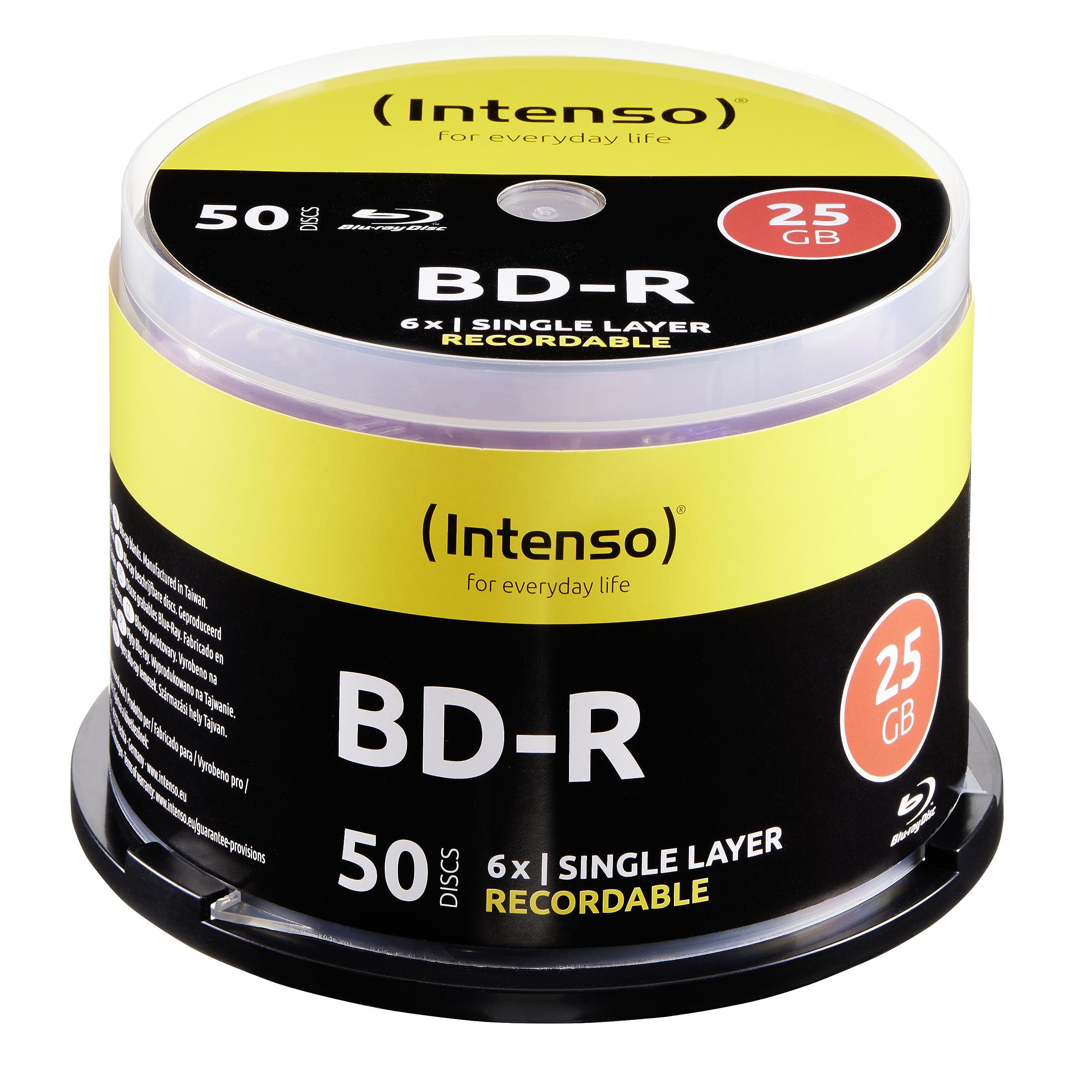 INTENSO INTENSO Blu-Ray 25 GO, boite de 50 pièces
