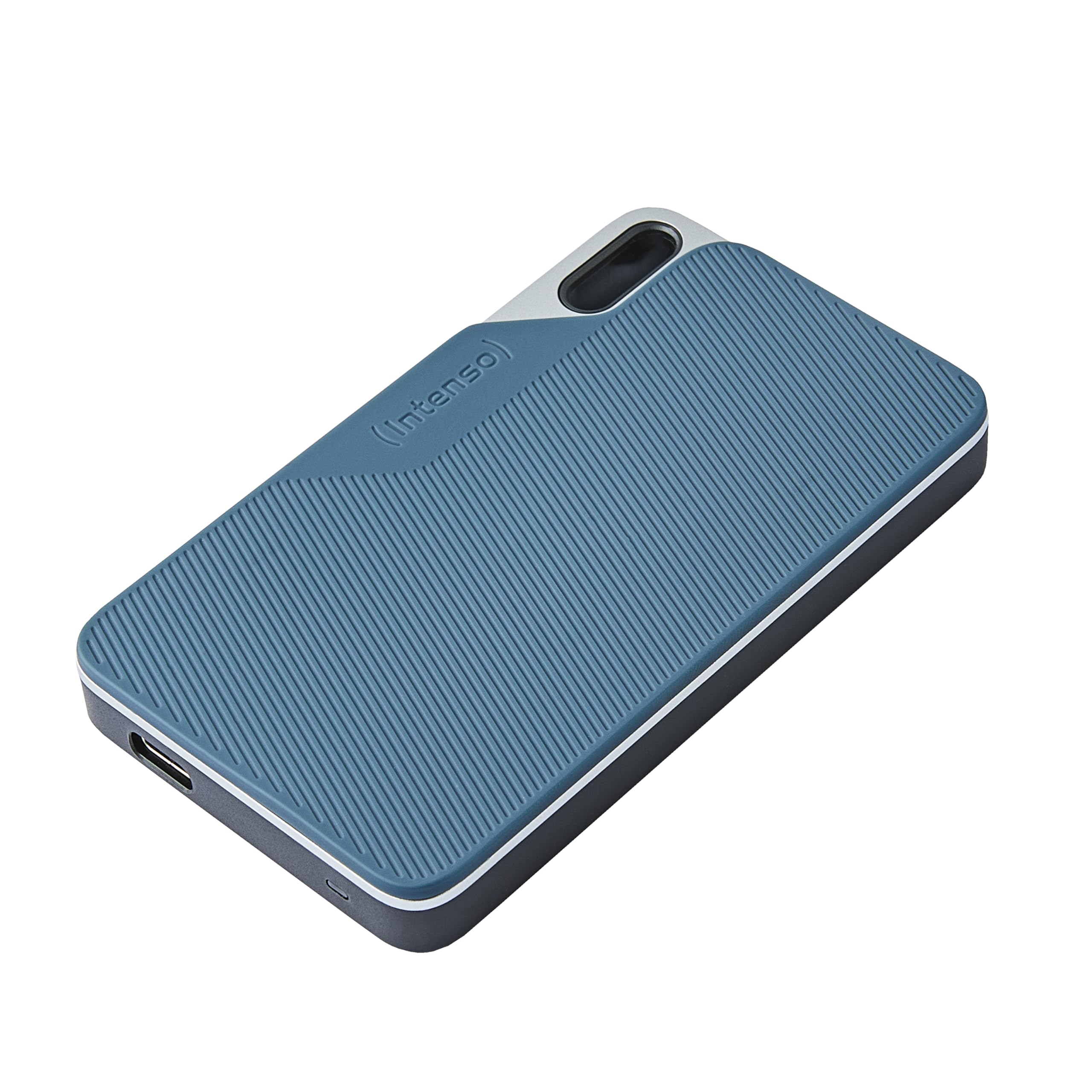 INTENSO SSD externe TX100 500 Go bleu-gris
