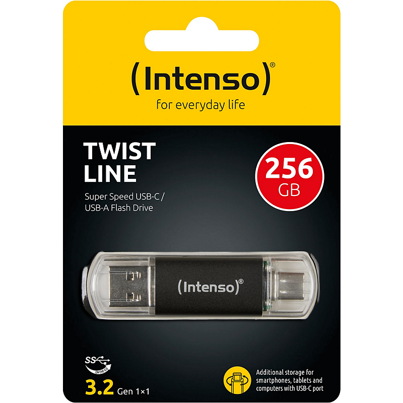 INTENSO cle usb 256gb twist line usb 3.2
