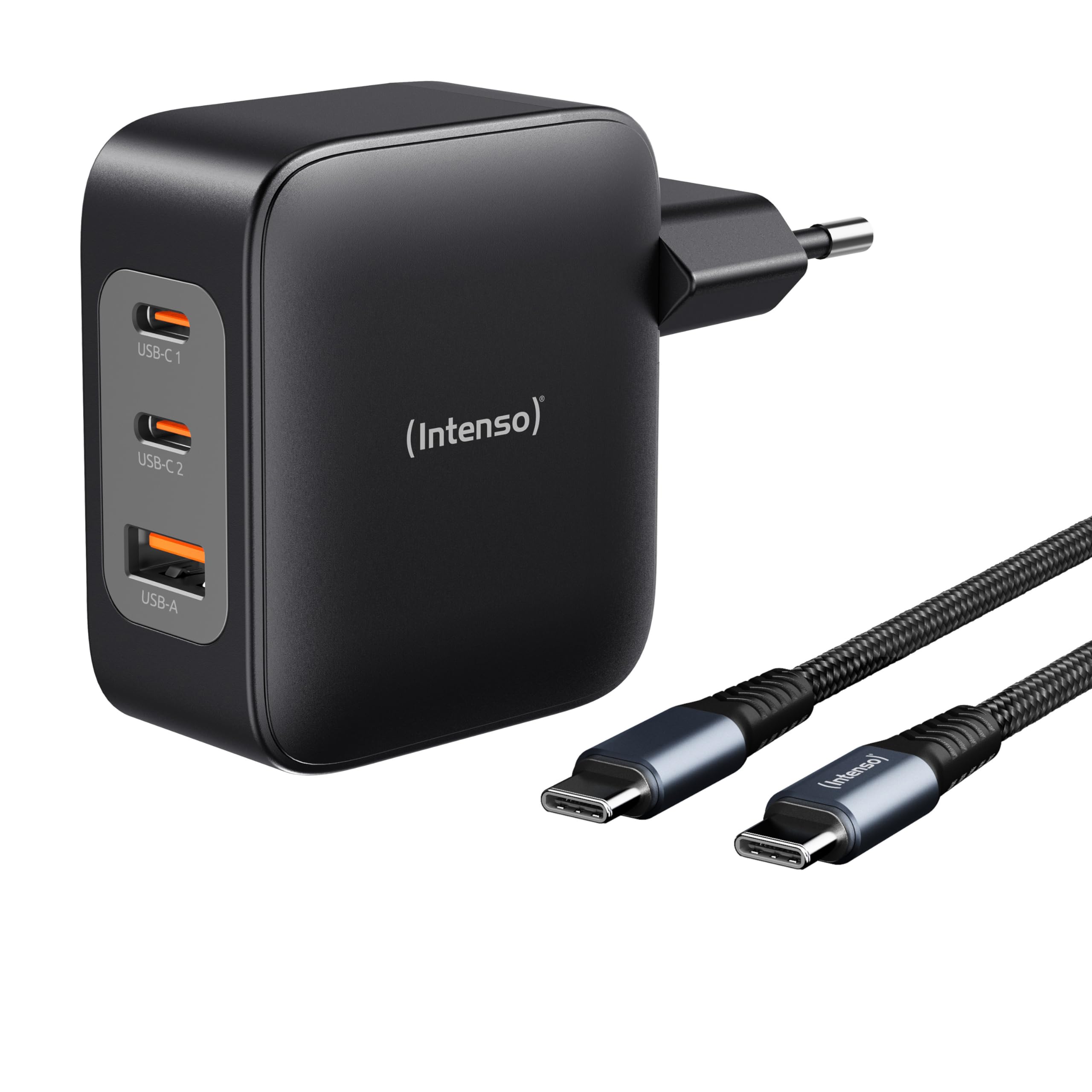 INTENSO Power Adapter 100 watt + USB-C cable 2m