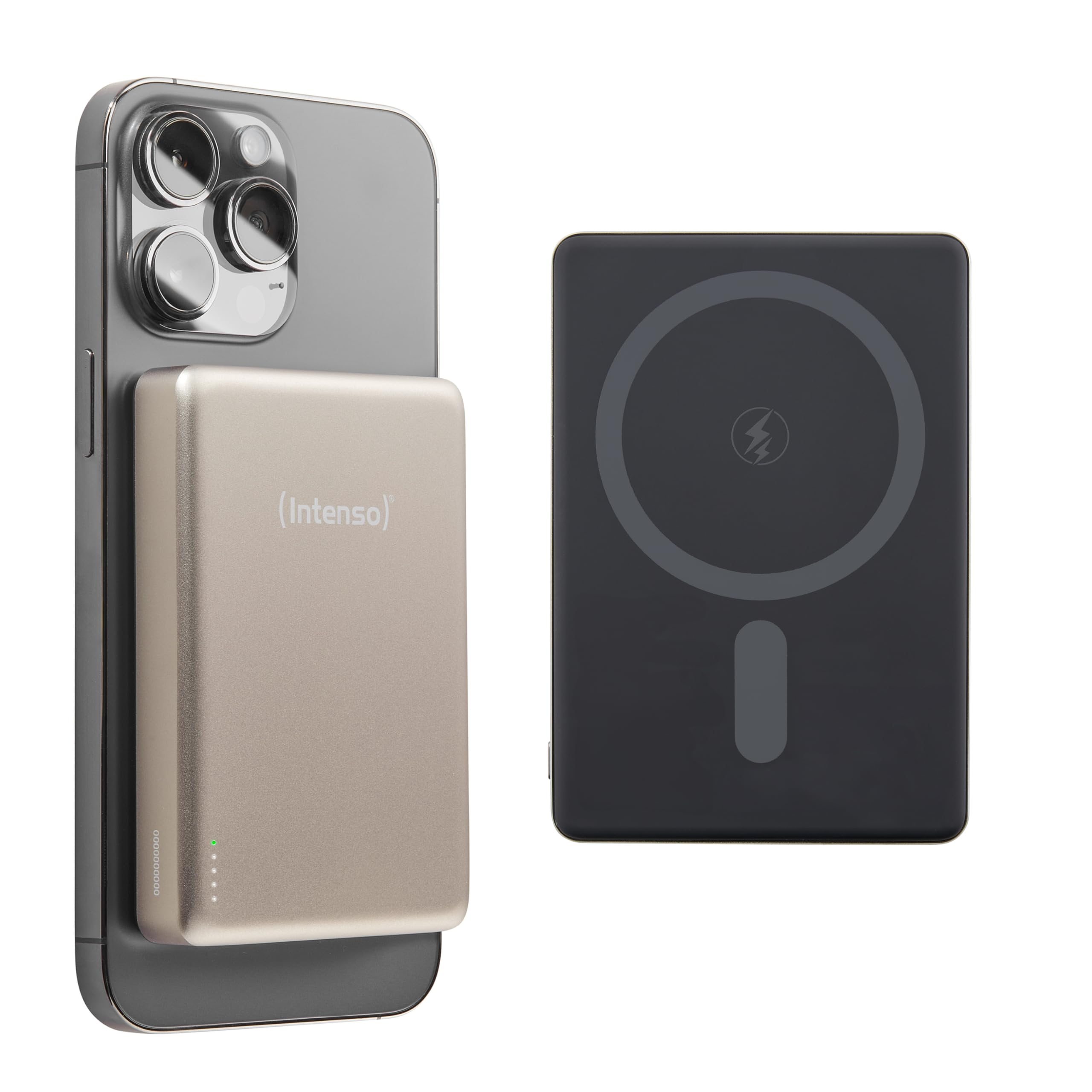 INTENSO Magnetic Wireless Powerbank MW10000 Champagner