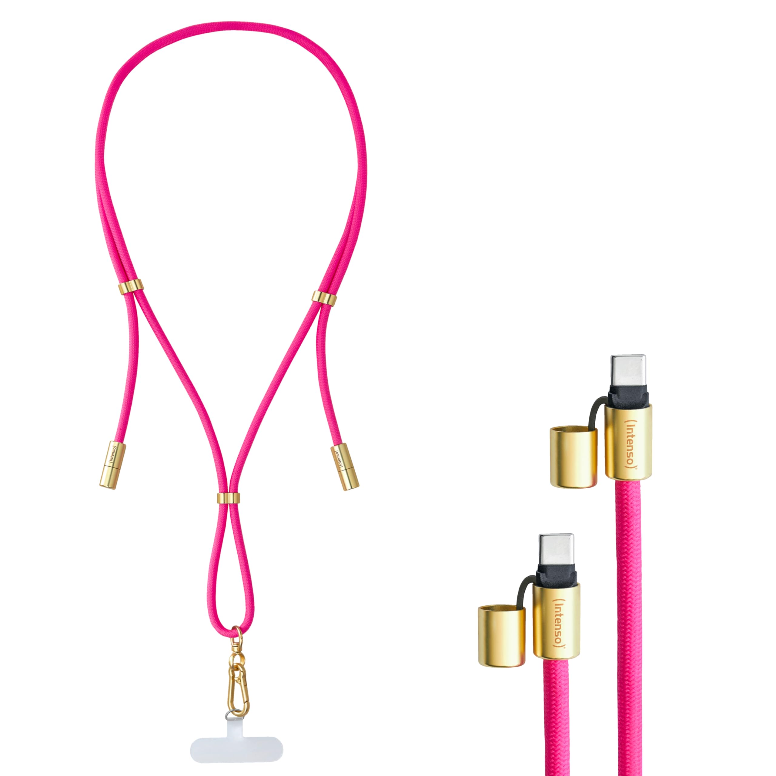 INTENSO Handykette et Lade-/Datenkabel Cell Phone Charging Lanyard