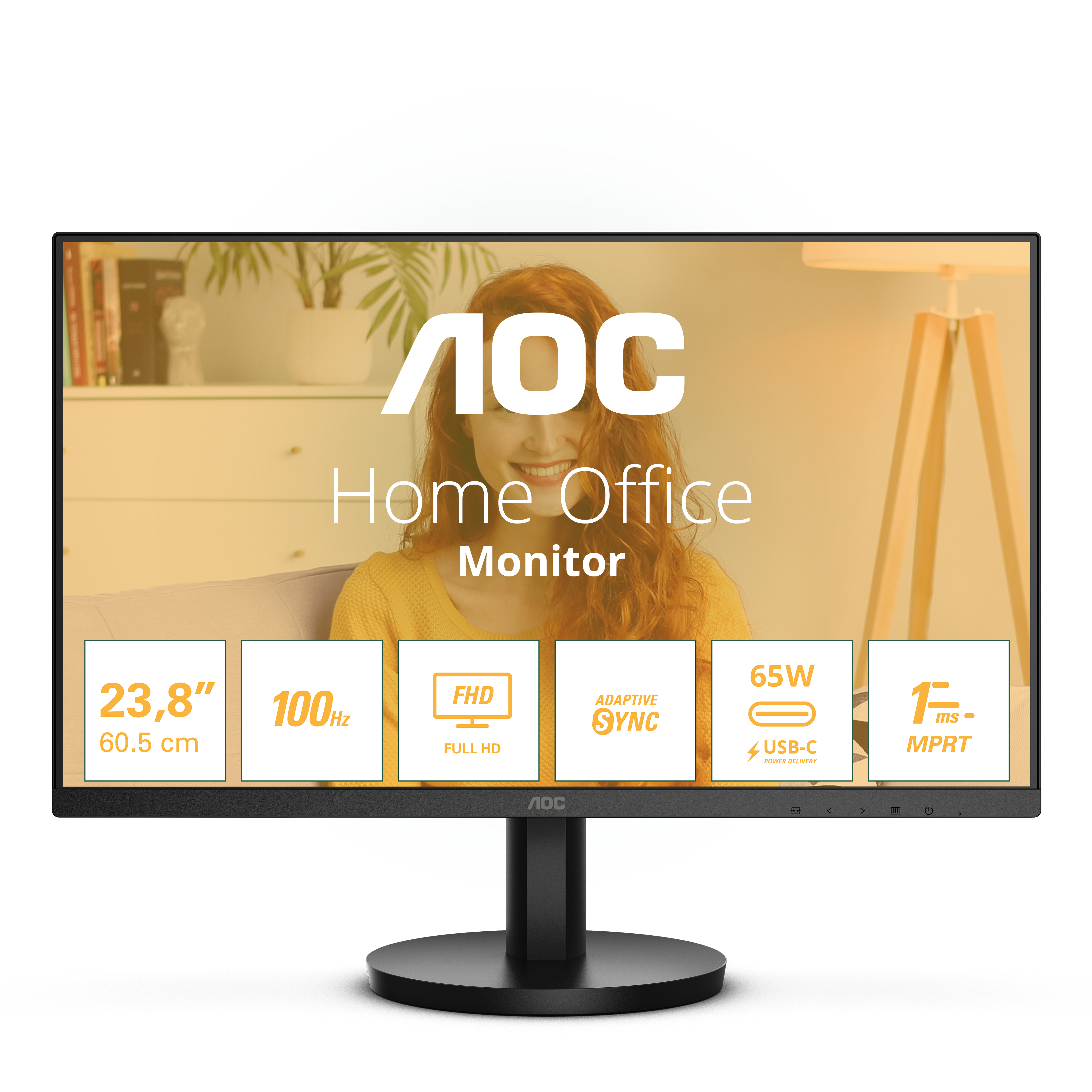 AOC Écran PC 24B3CA2 24 Pouces Full HD