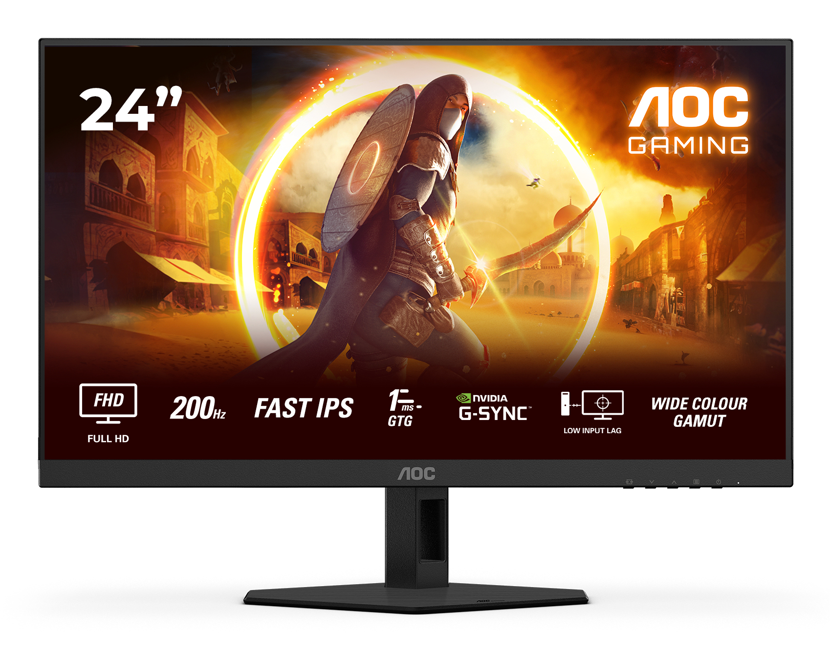 AOC Écran PC Gamer 24G4HRE 24 Pouces 180Hz