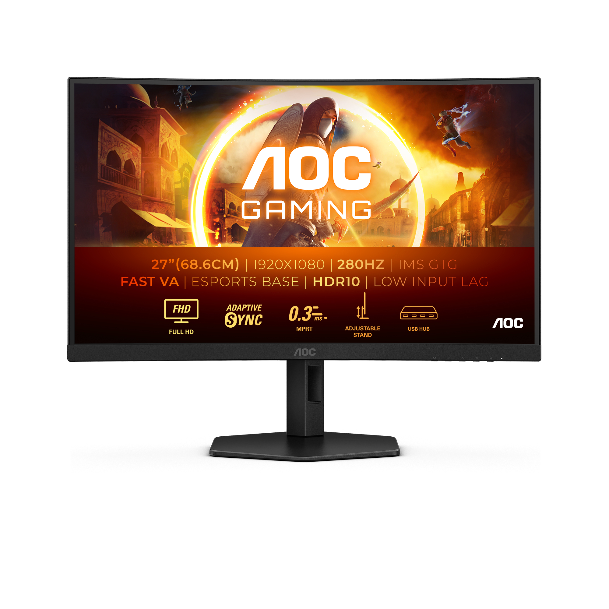 AOC Ecran PC Gamer C27G4ZXU 27