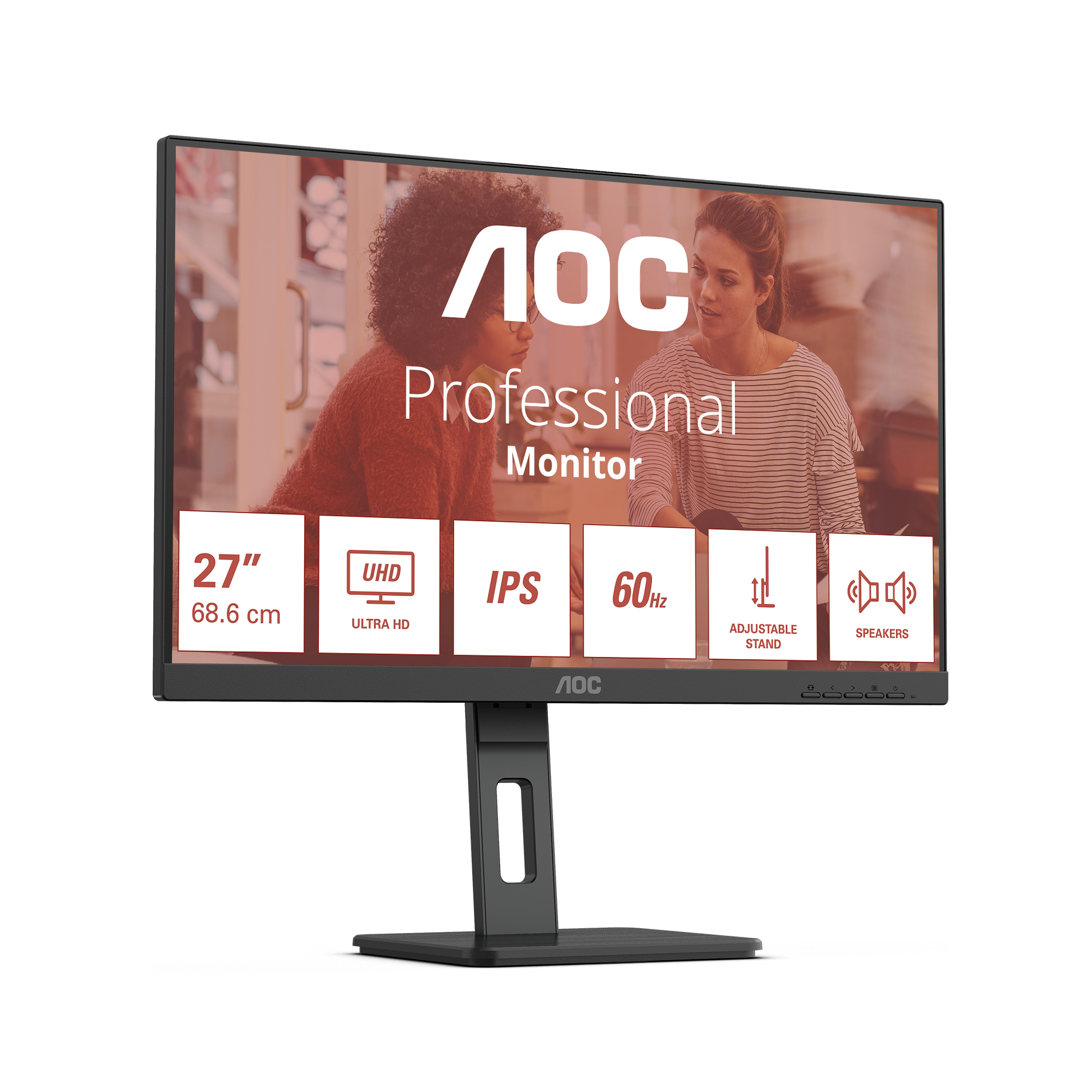 AOC Écran PC U27E3UF 27 Pouces 4K UHD