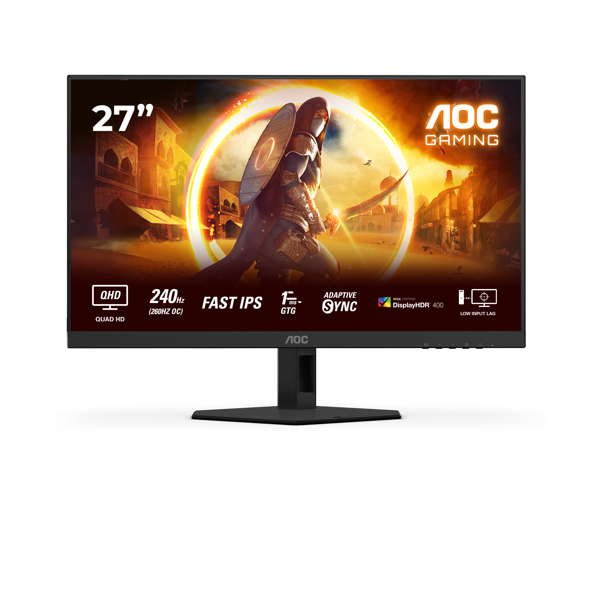 AOC Écran PC Gamer Q27G4ZR 27 Pouces QHD