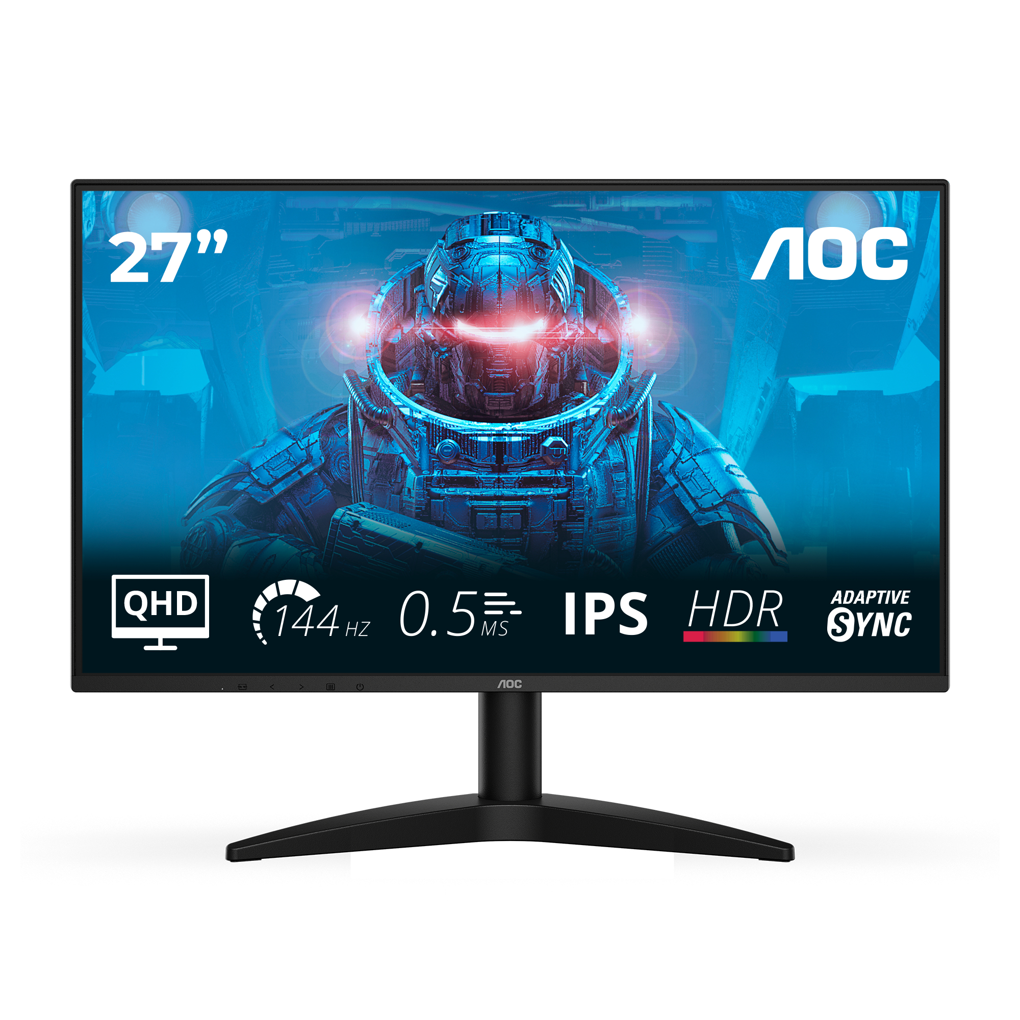 AOC Écran PC 27 pouces IPS QHD 144Hz