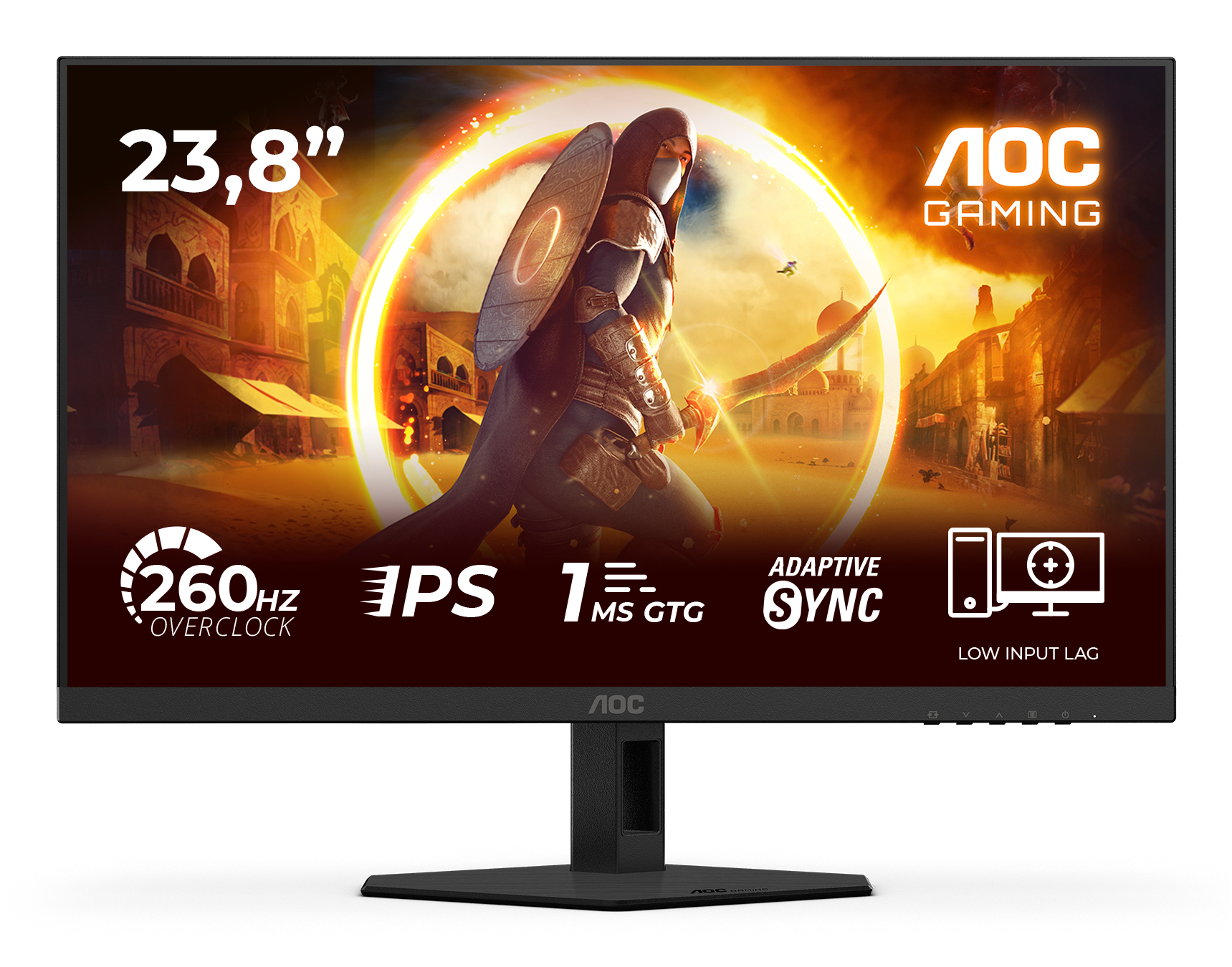 AOC AOC 24G4ZRE Gaming 23.8p 16:9 Fast IPS 260Hz 1920x1080 HDMI 2.0 DP 1.4