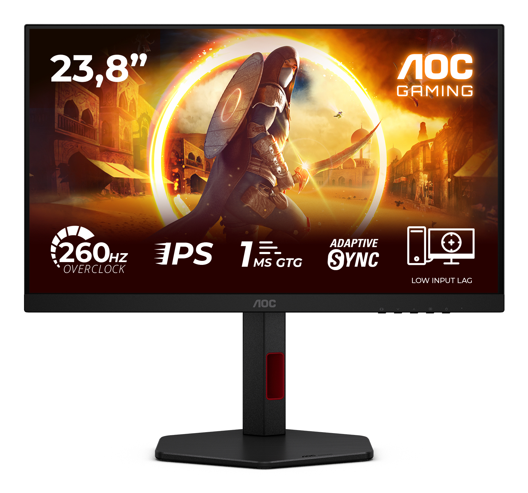 AOC AOC 27G4ZRE Gaming 27p 16:9 Fast IPS 260Hz 1920x1080 HDMI 2.0 DP 1.4