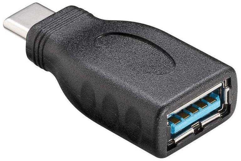 Goobay Adaptateur USB 3.0 Type C vers USB Type A OTG (Noir)