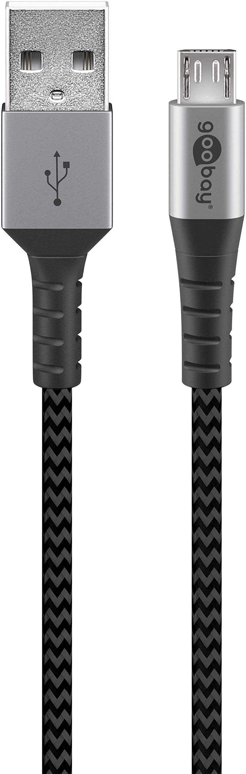 Goobay Cable USB 2.0 vers Micro USB 1m (Gris)