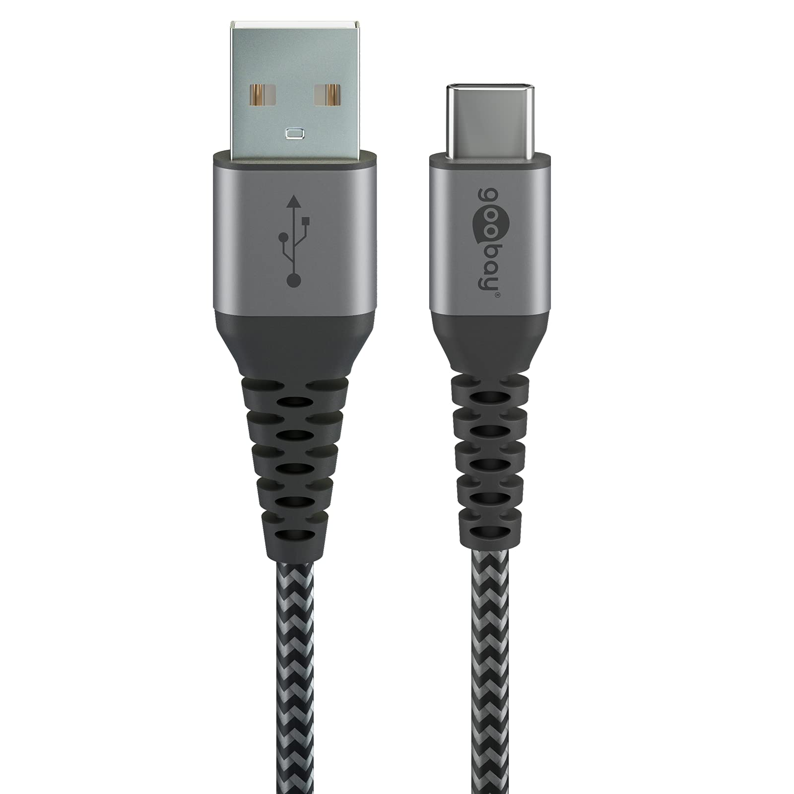 Goobay Cable  USB 2.0 Type C - A 2m MM (Gris)