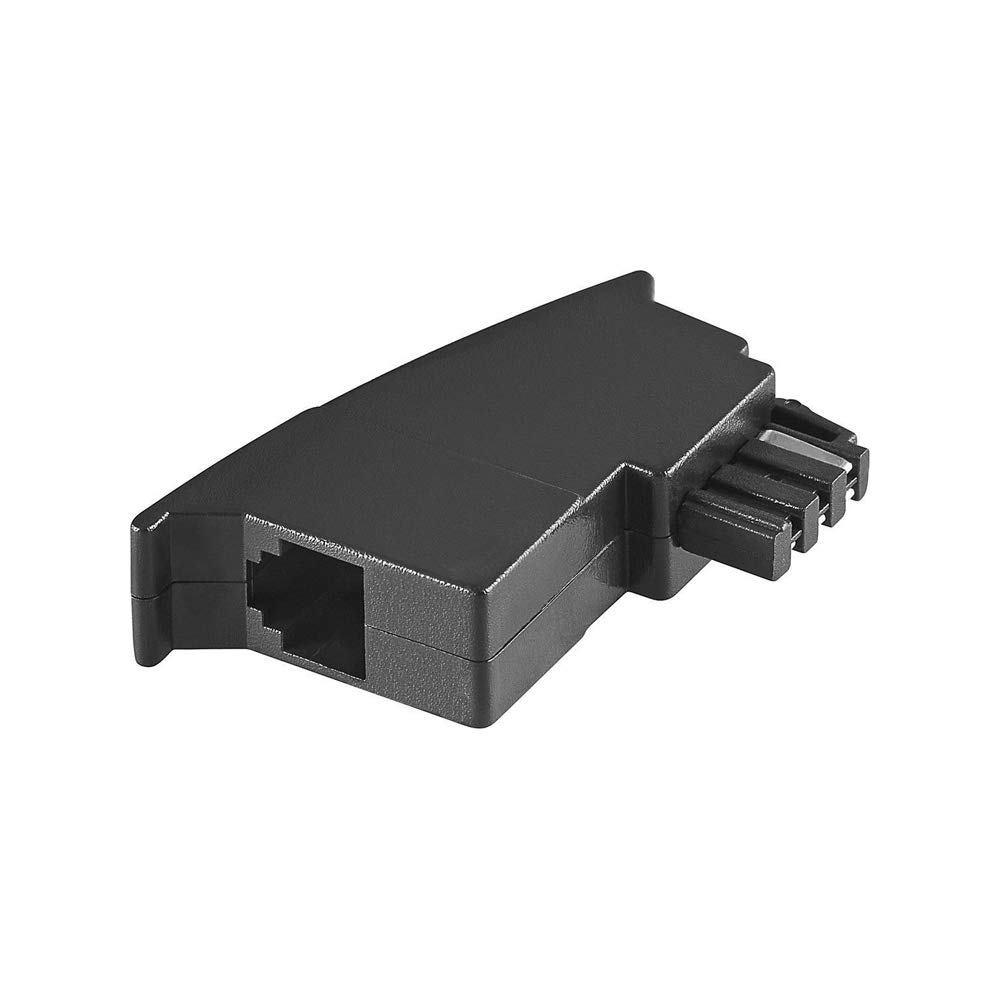 Goobay Prise Gigogne RJ11 (Noir)