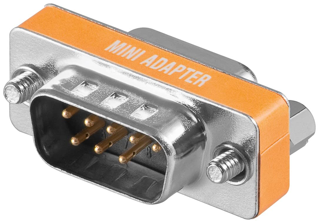 Goobay Nullmodemadapter 9polig Stecker > Buchse