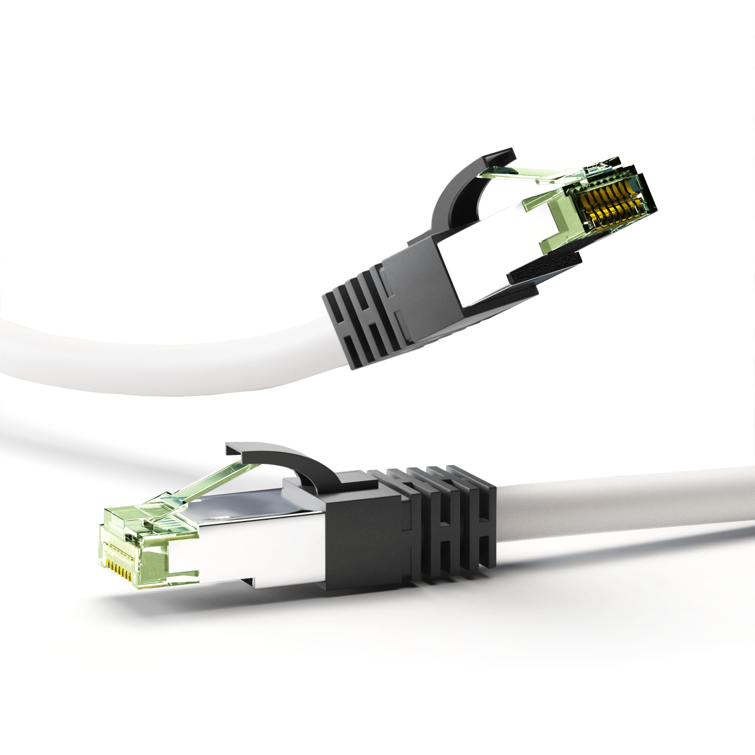 Goobay Câble RJ45 Cat 8.1 S/FTP 7.5 m (Blanc)