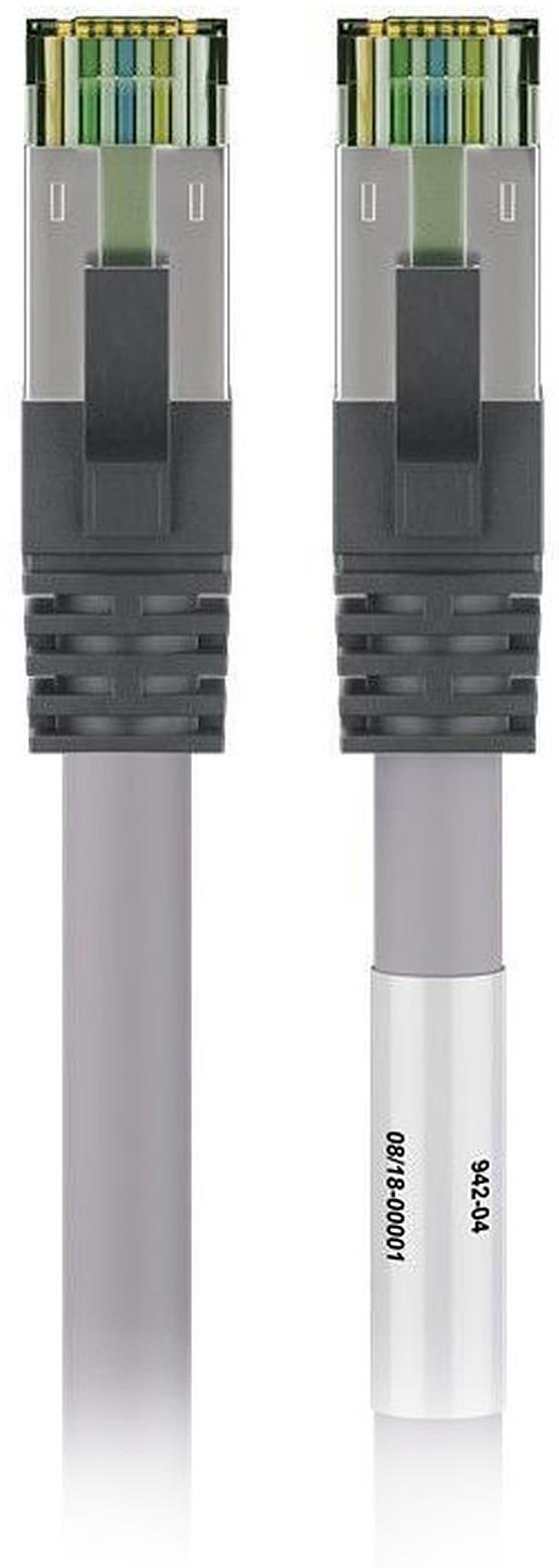 Goobay Câble RJ45 Cat 8.1 S/FTP 0.50 m (Gris)