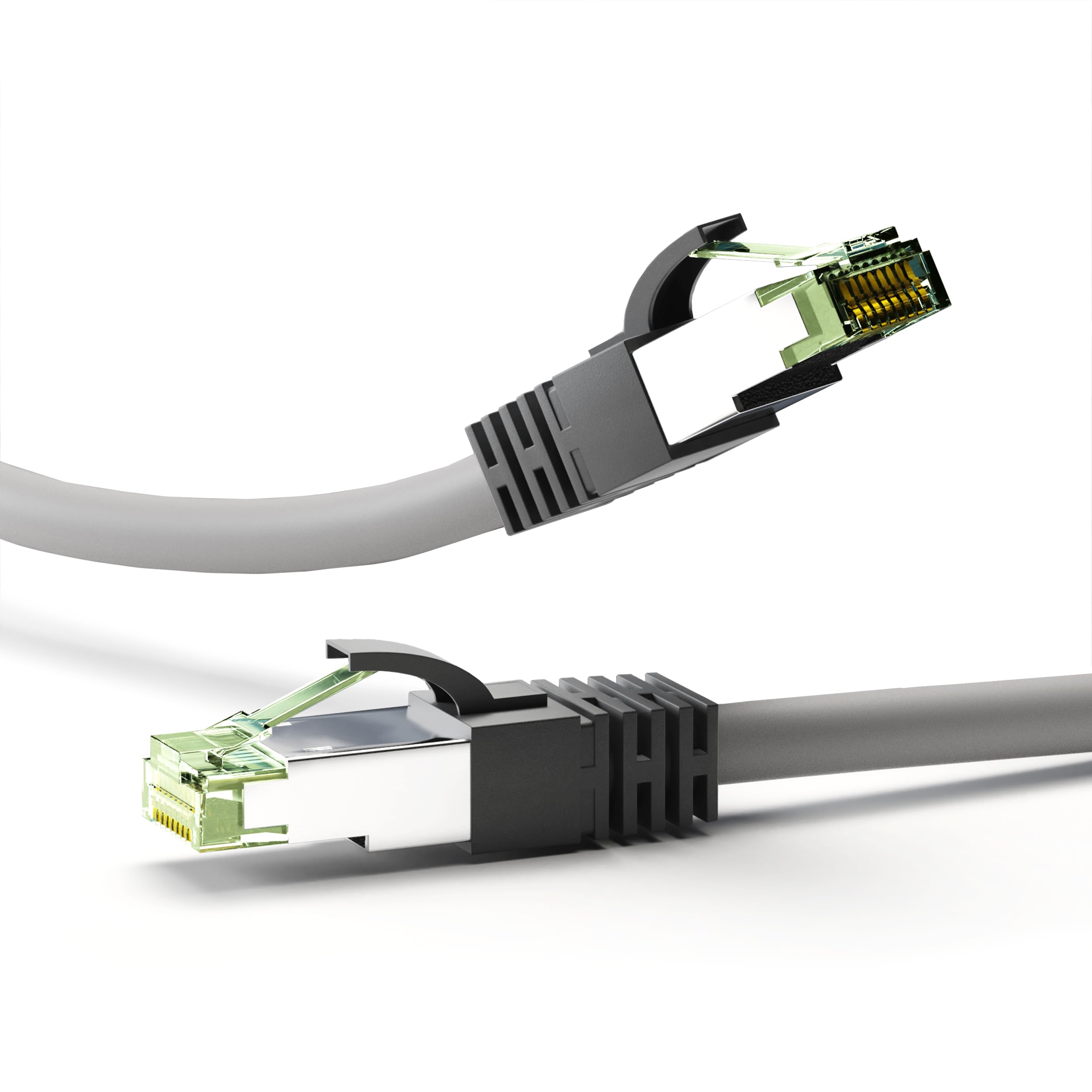 Goobay Câble RJ45 Cat 8.1 S/FTP 1 m (Gris)