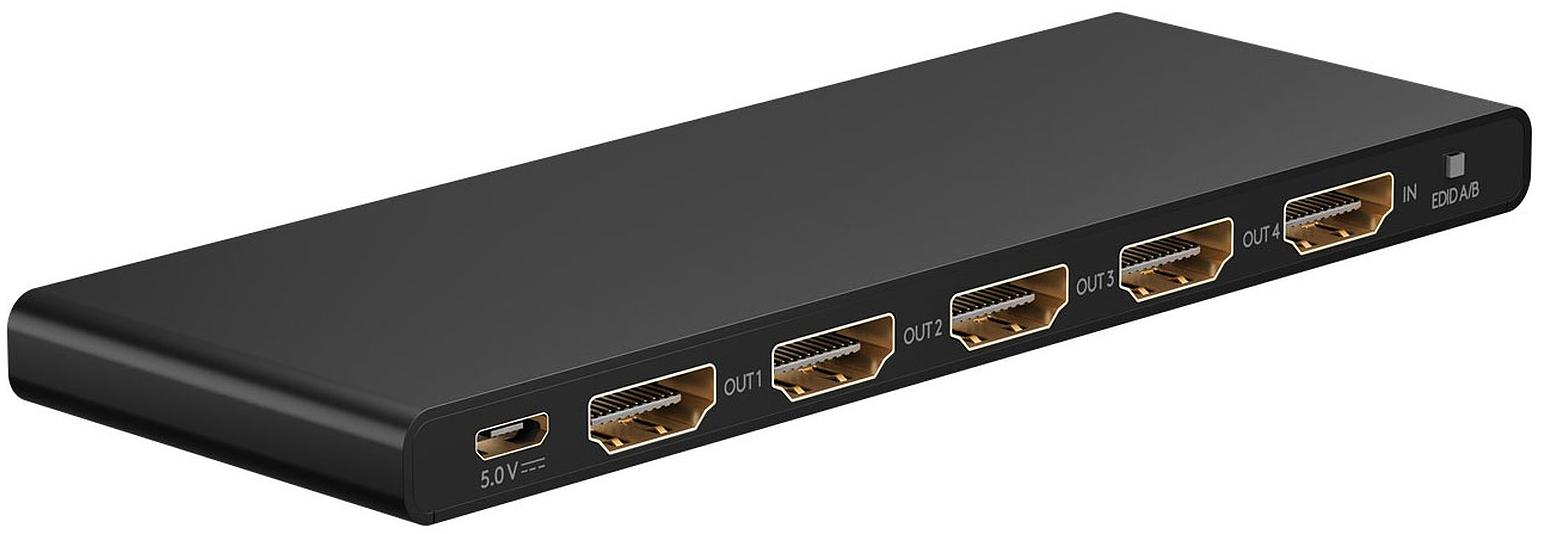 Goobay Splitter HDMI 1 vers 4 (4K@60Hz)