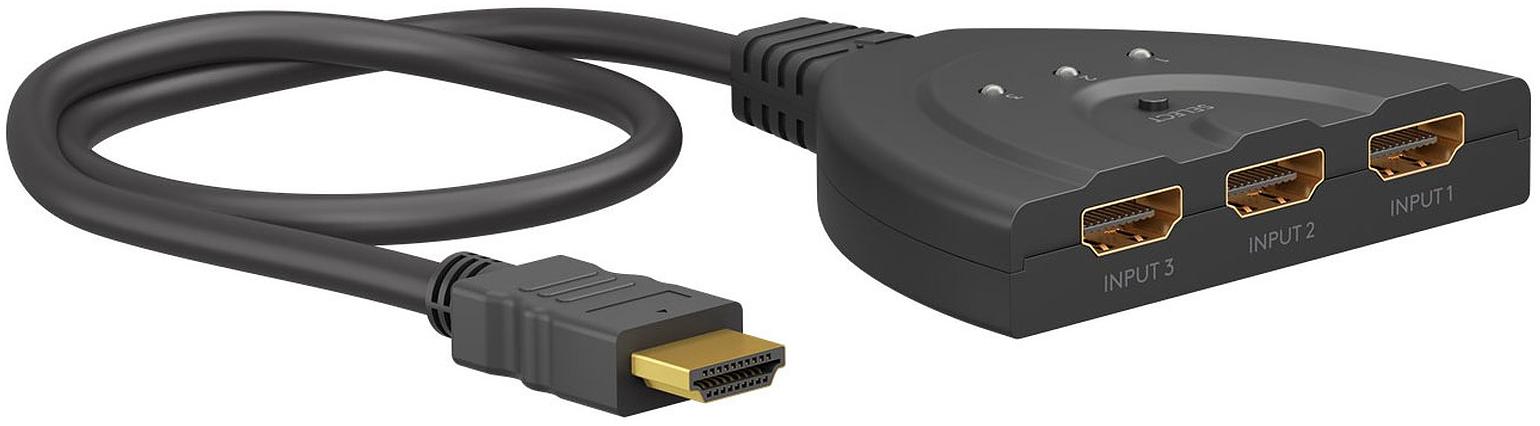 Goobay Switch HDMI manuel 3 vers 1 (4K@30Hz)