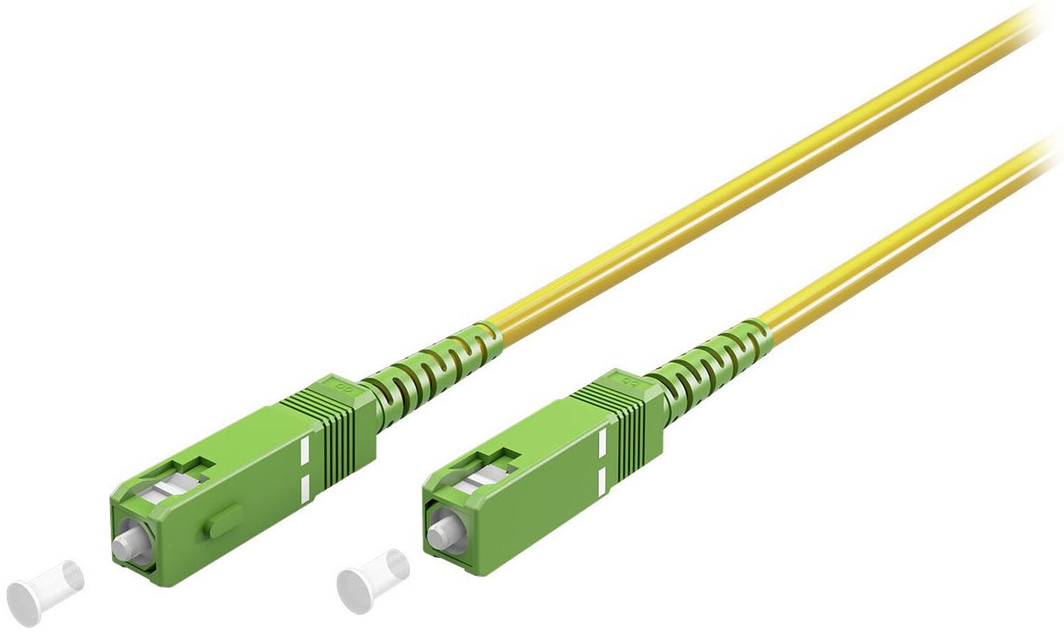 GENERIQUE Modèle : Jarretière optique simplex monomode 9/125 SC-APC/SC-APC (0.5 mètre)