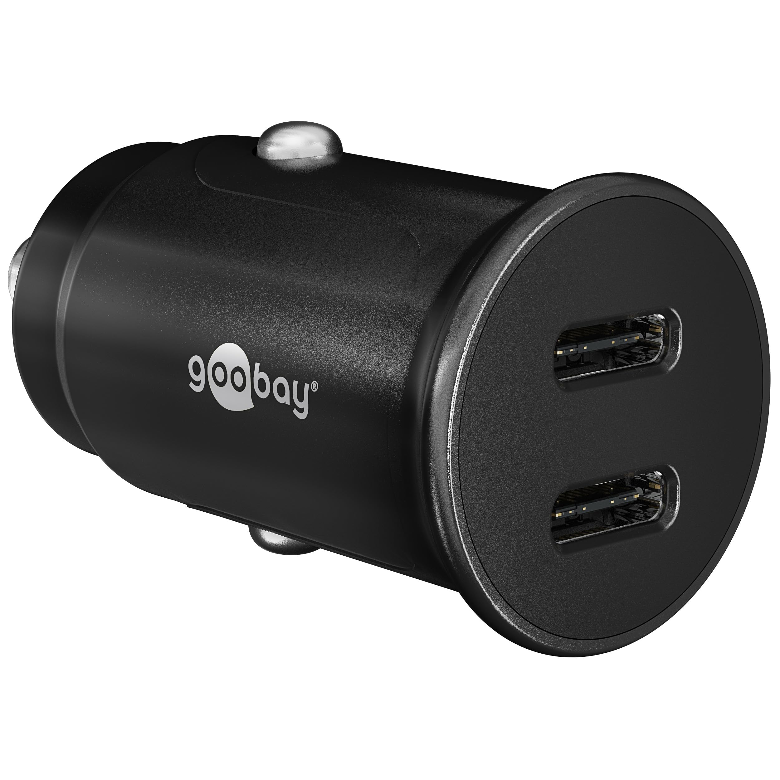 Goobay Dual-USB-C Auto-Schnellladegerät 30 Watt