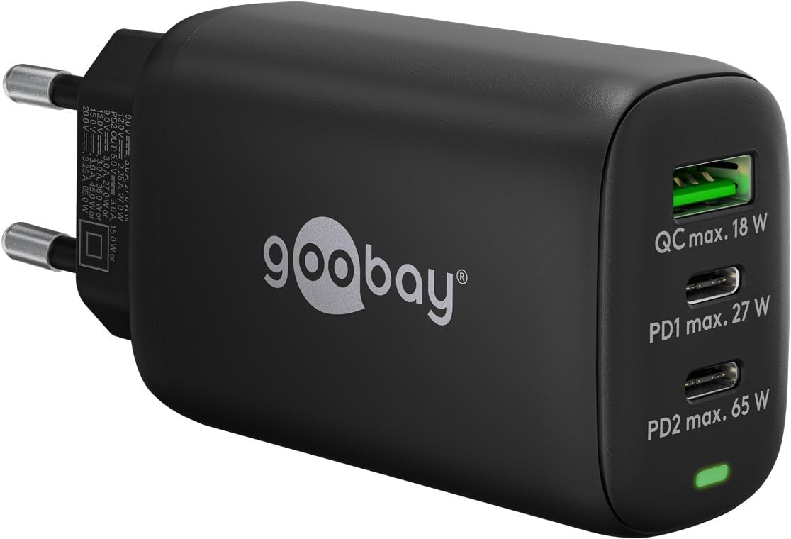 Goobay USB-C Multiport-Schnellladegerät