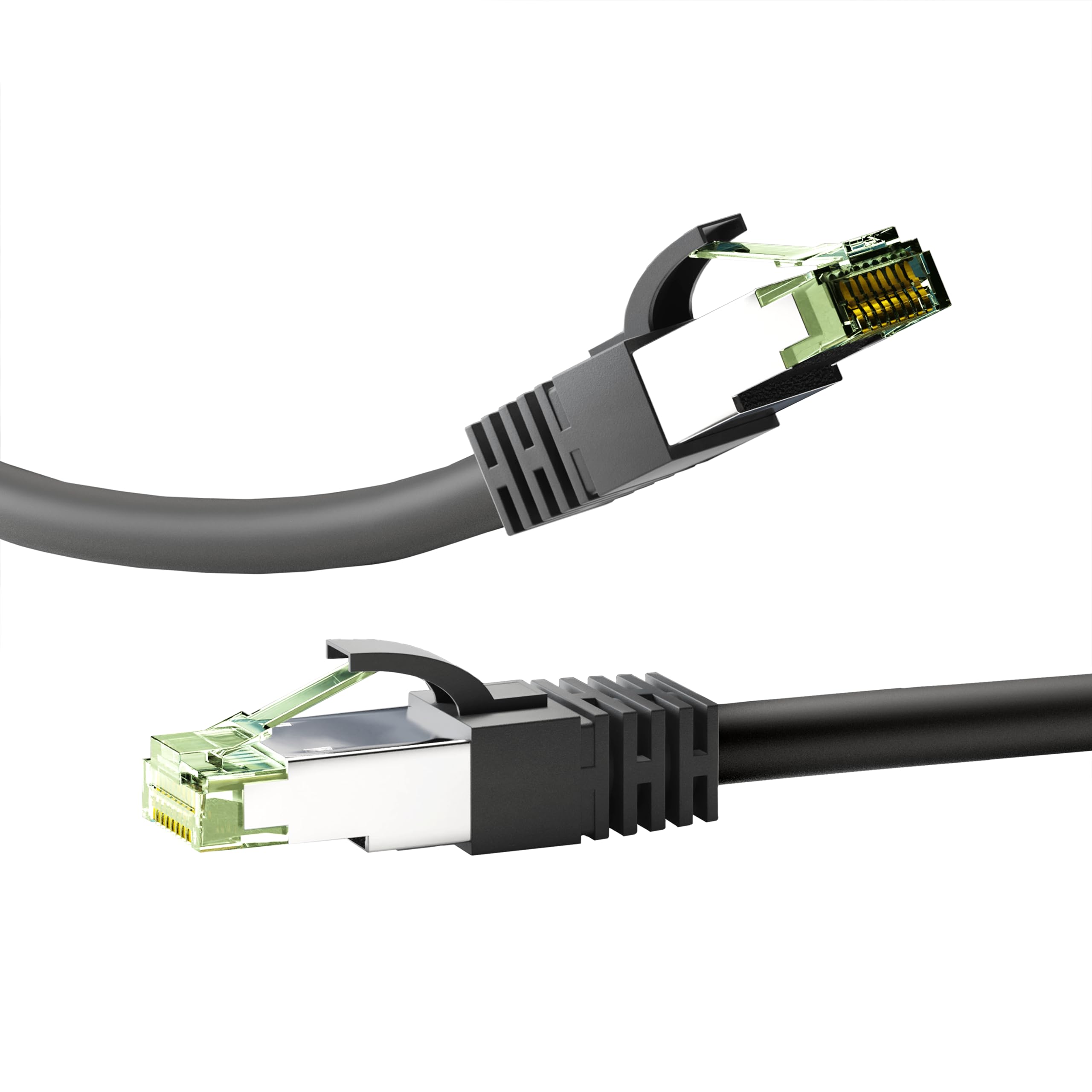 Goobay Câble RJ45 Cat 8.1 S/FTP 2 m (Noir)