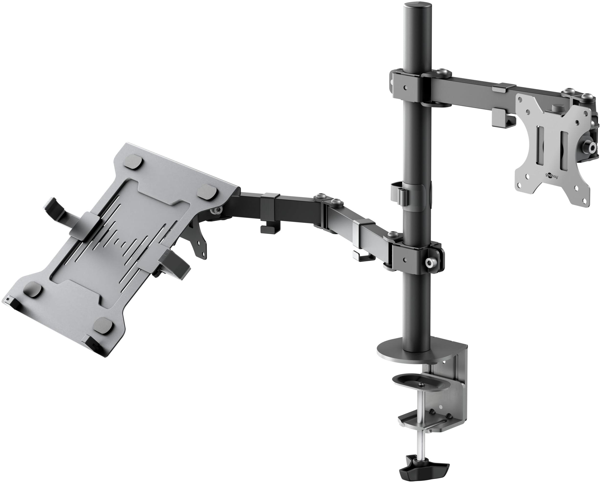 Goobay Support écran et ordinateur portable à fixer Flex 32