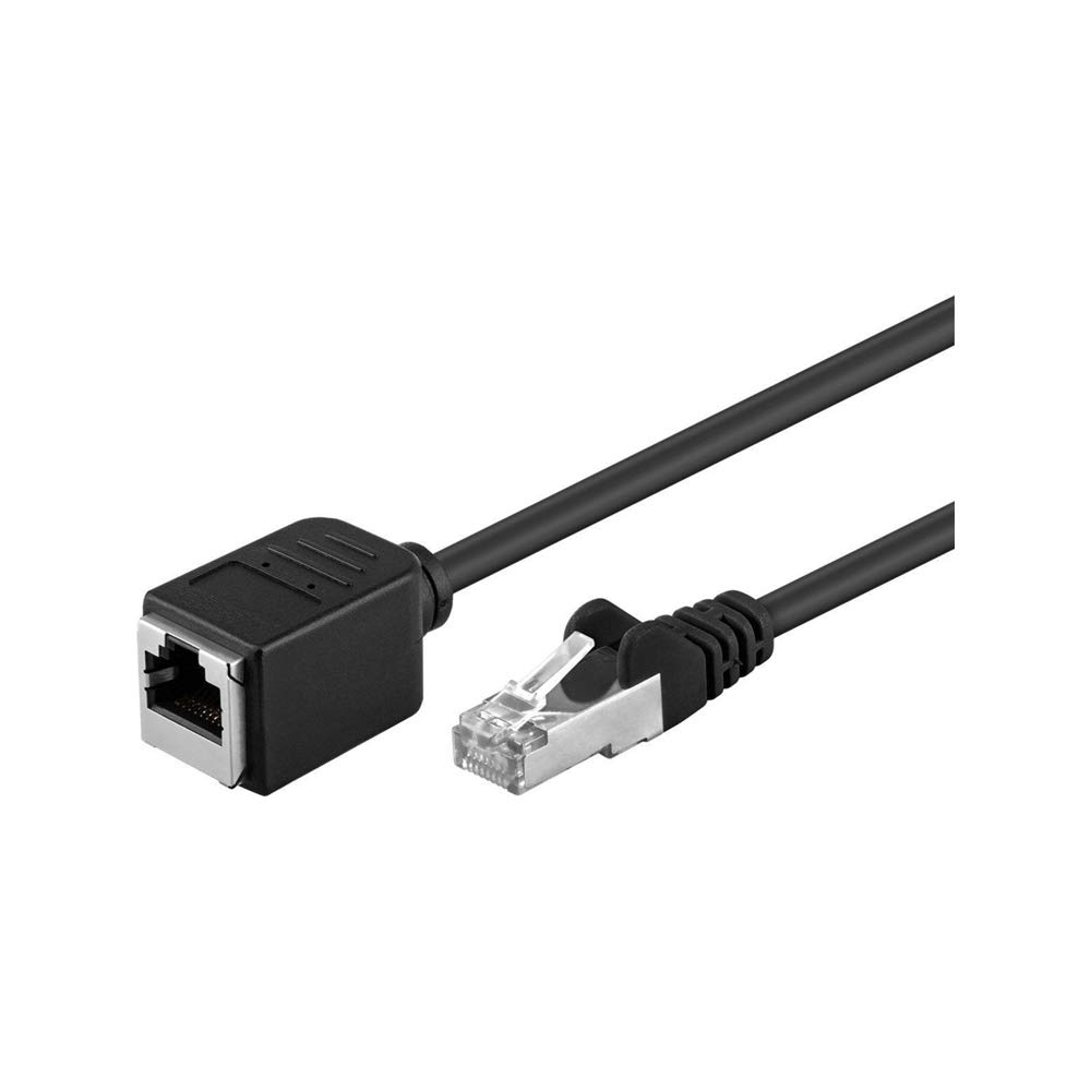 Goobay Rallonge RJ45 Cat 5e F/UTP 2m (Noir)