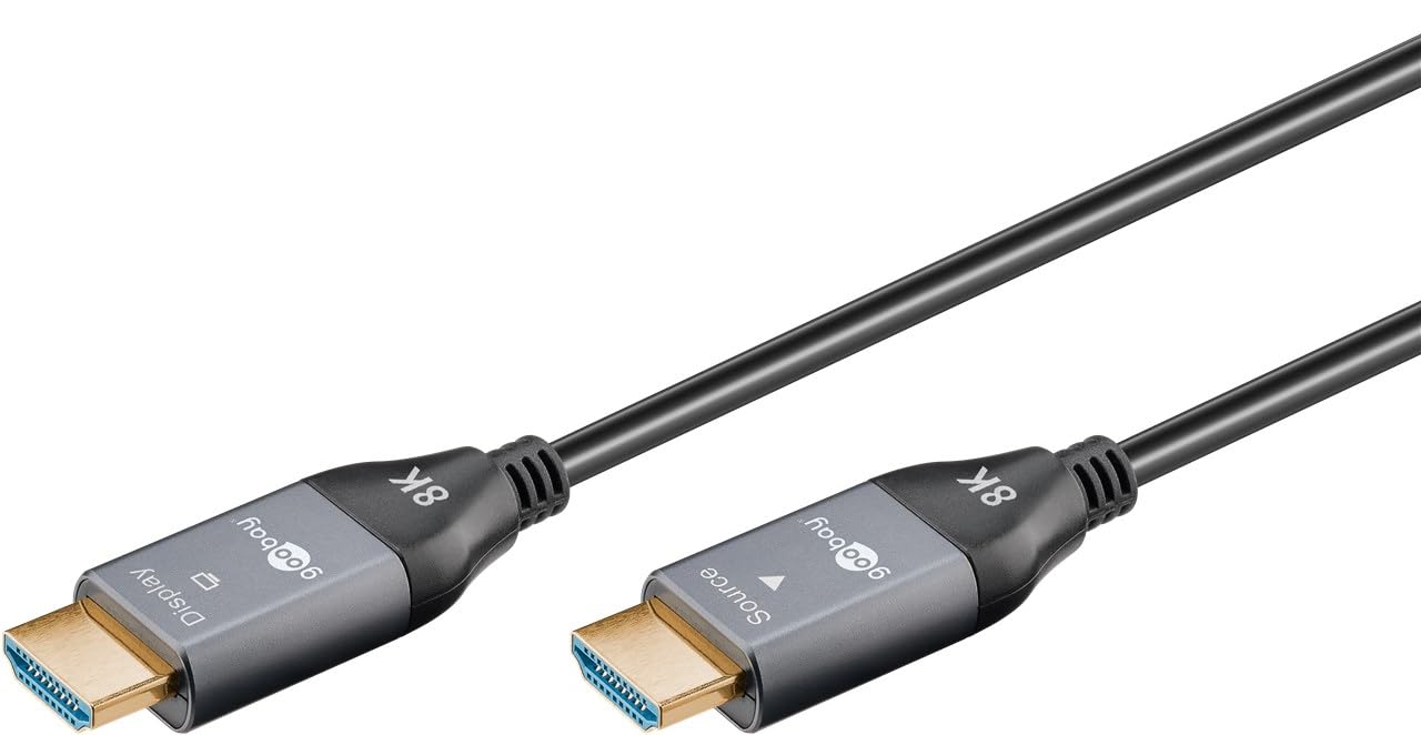 Goobay Optisches Hybrid Ultra High-Speed HDMI Kabel (AOC) 8K / 60Hz