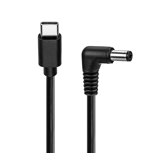 Goobay Adaptateur USB-C vers prise DC (2,5x5,5mm) 1m (Noir)
