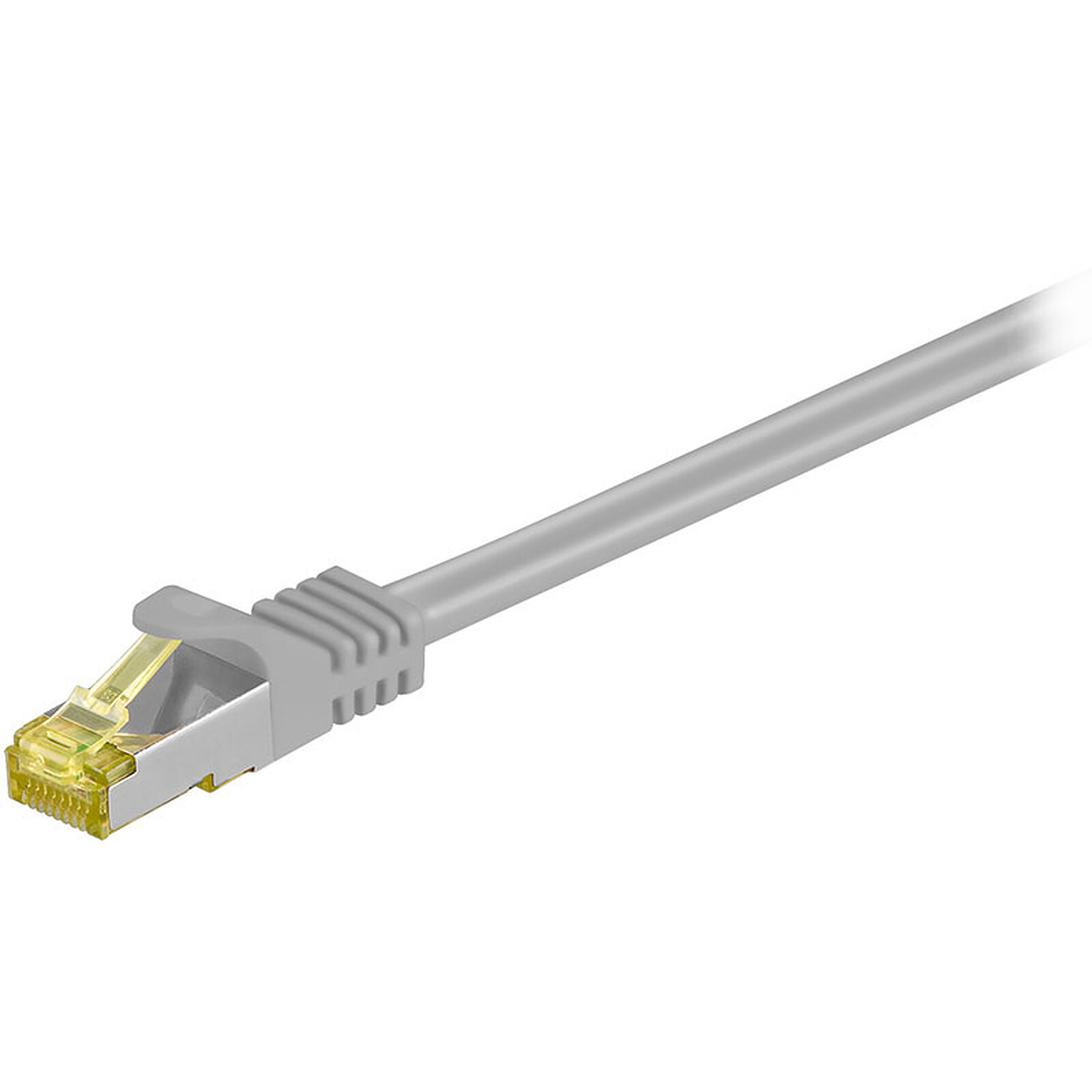 GENERIQUE Nom : Cordon RJ45 catégorie 7 S/FTP 0.5 m (Gris)