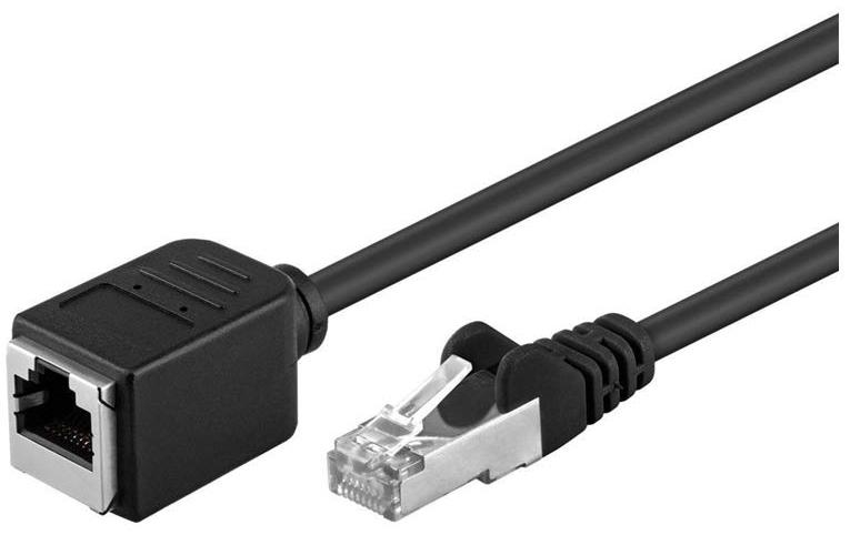 Goobay Rallonge RJ45 Cat 5e F/UTP 10m (Noir)