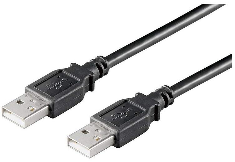 Goobay Cable USB 2.0 type A - A M/M 1,80m (Noir)